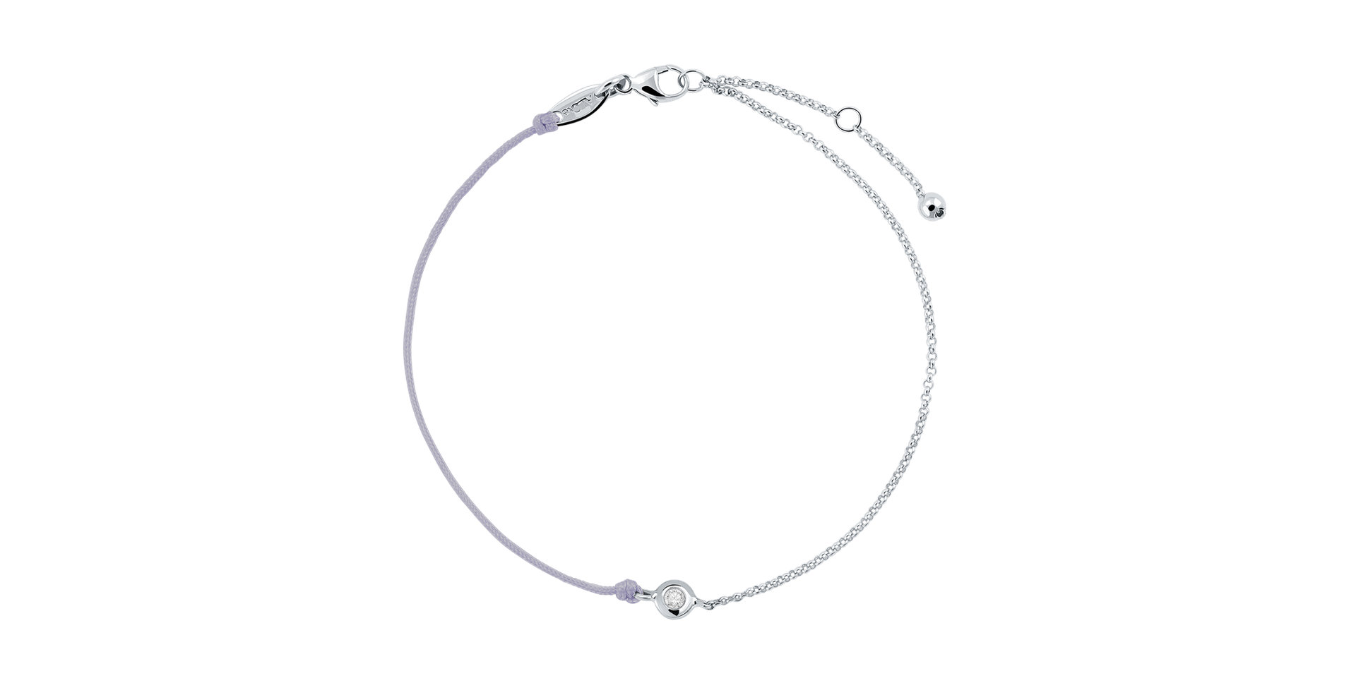 Diamantový náramok so šnúrkou Effect Diamond