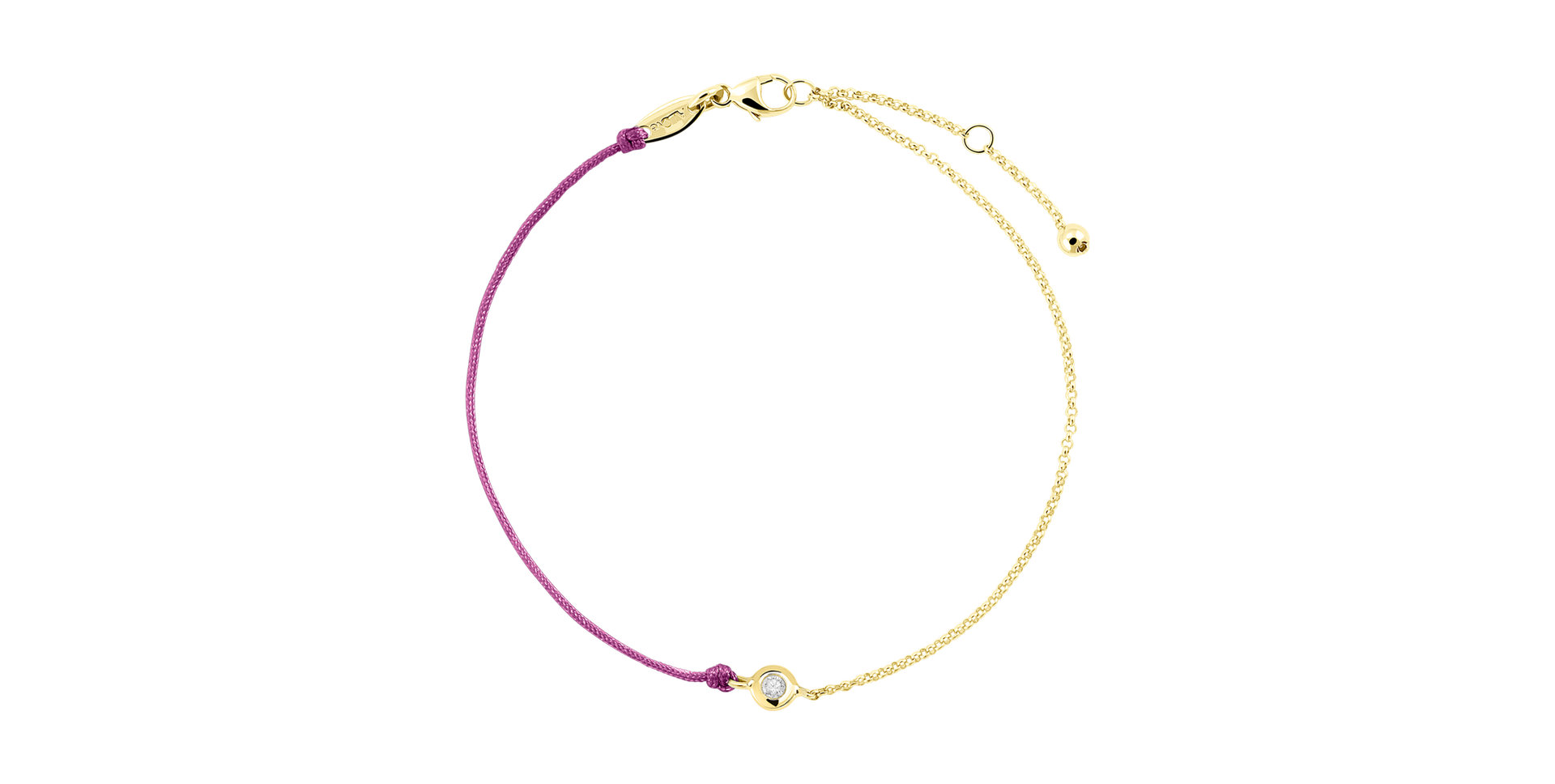 Diamantový náramok so šnúrkou Effect Diamond