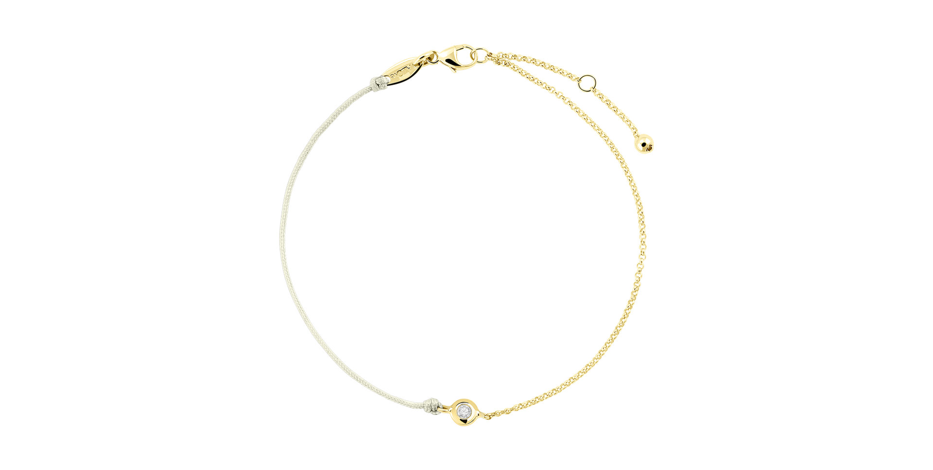 Diamantový náramok so šnúrkou Effect Diamond