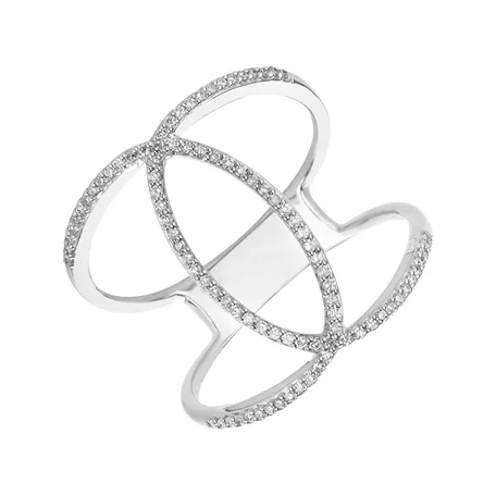 Prsteň s diamantmi Diamond Galaxy