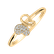 Prsteň s diamantmi Butterfly5