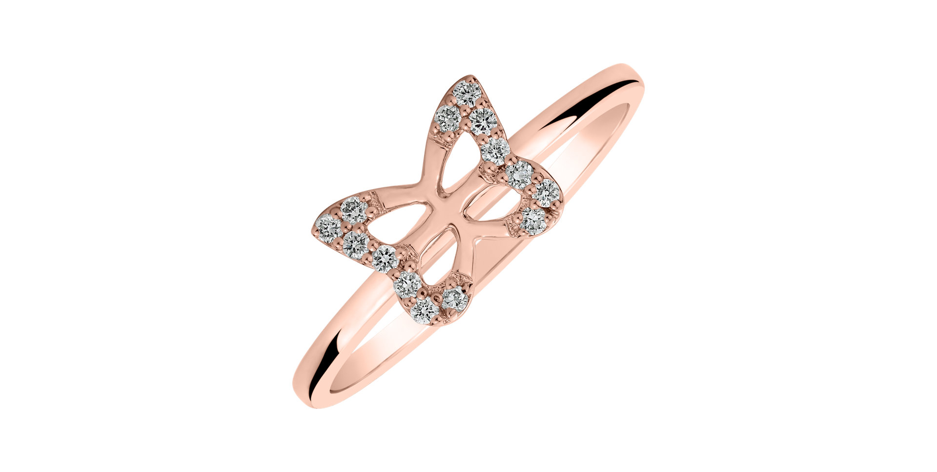 Prsteň s diamantmi Gorgeous Gem