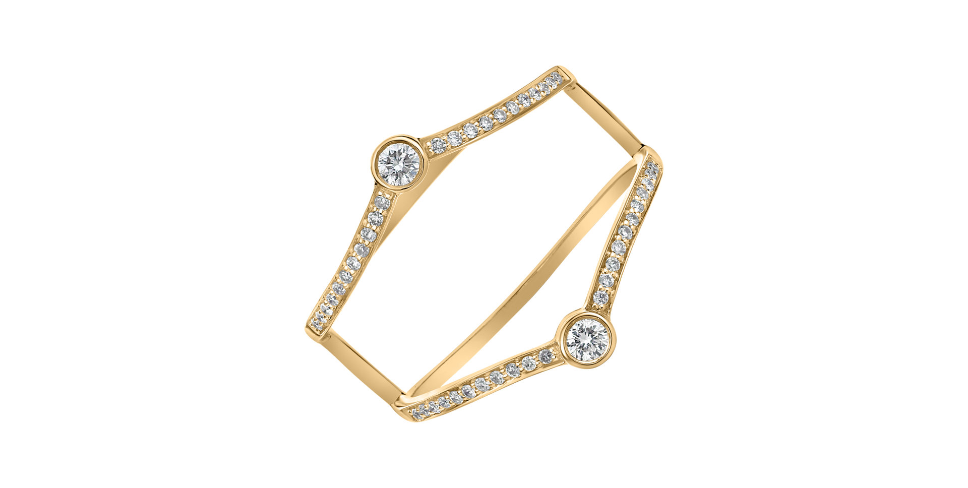 Prsteň s diamantmi Vibrant Devotion