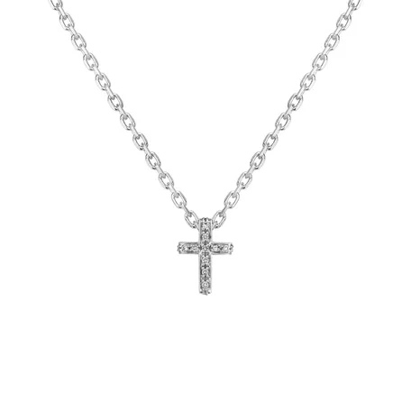 Prívesok s diamantmi Luxury Cross