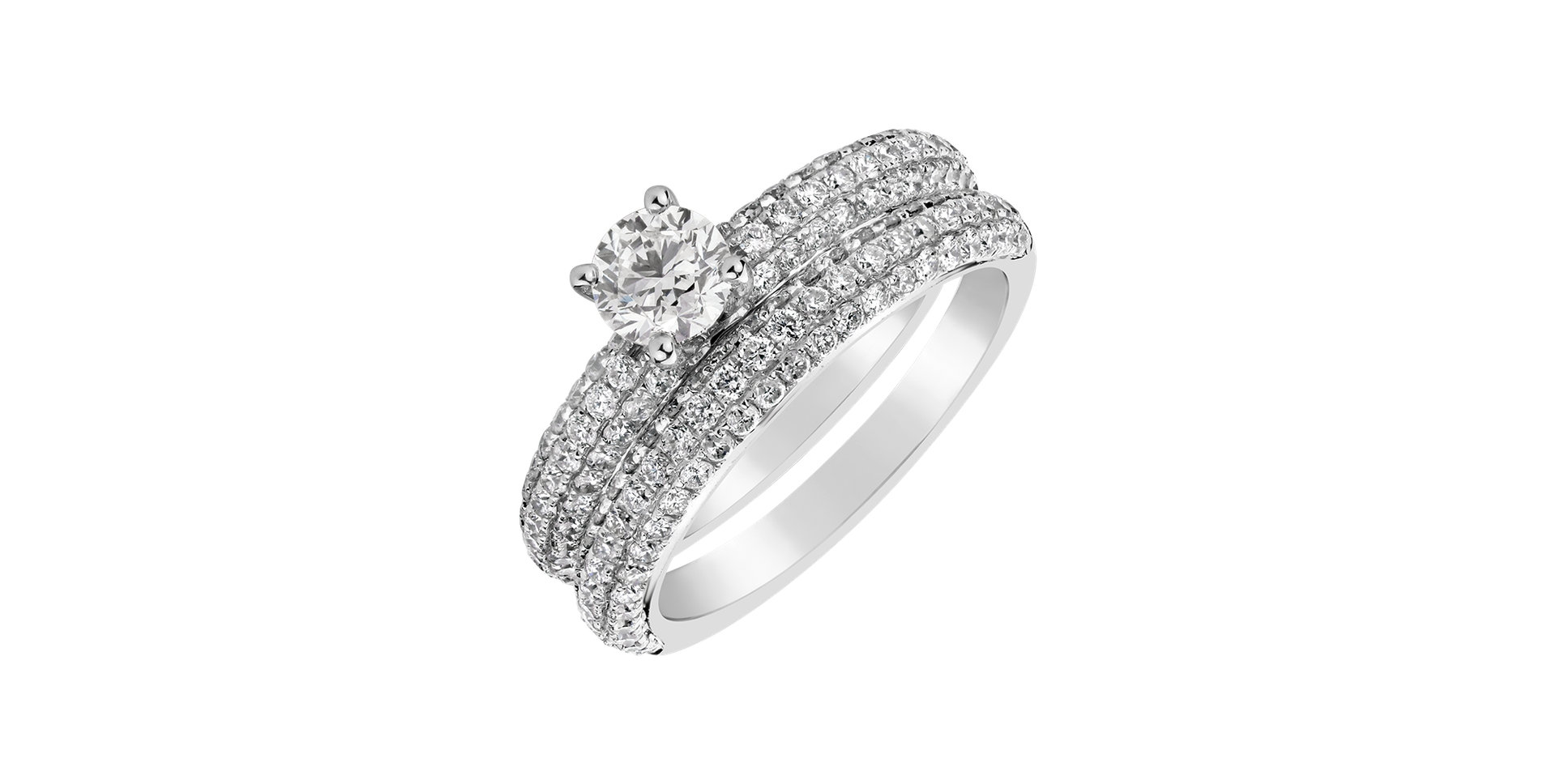 Prsteň s diamantmi Ainsley