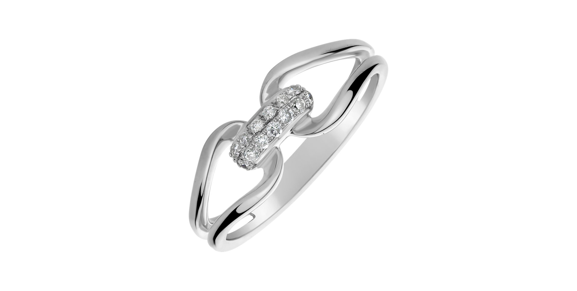 Prsteň s diamantmi Shiny Bond