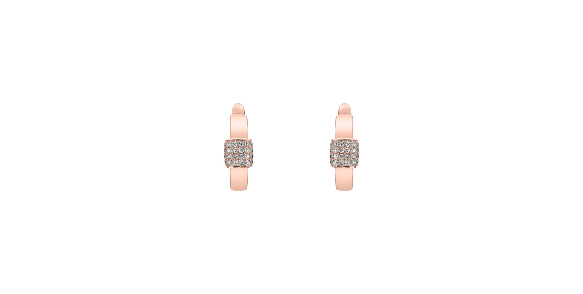 Náušnice s diamantmi Miracle Sparkle