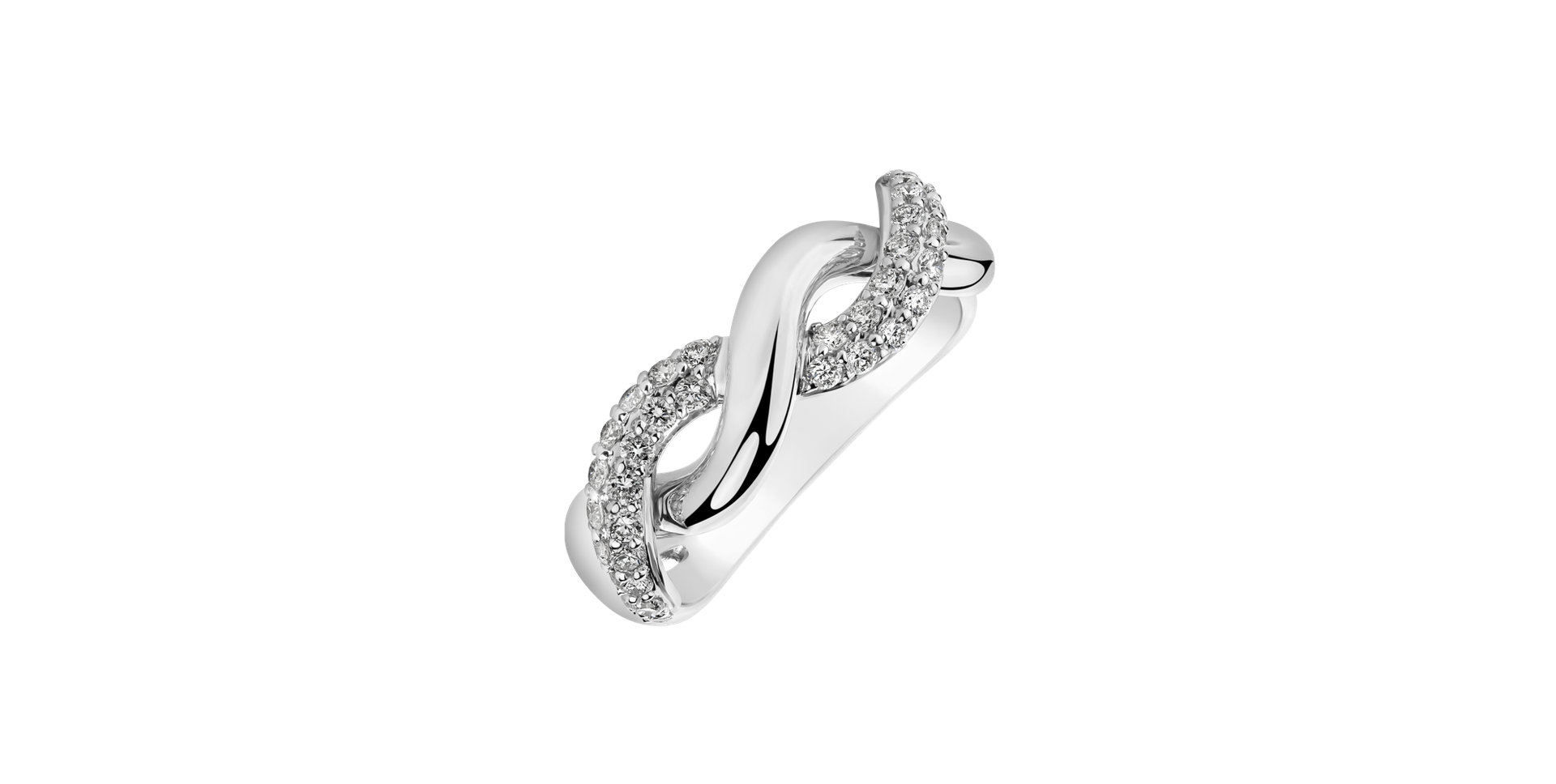 Prsteň s diamantmi Witching Ray