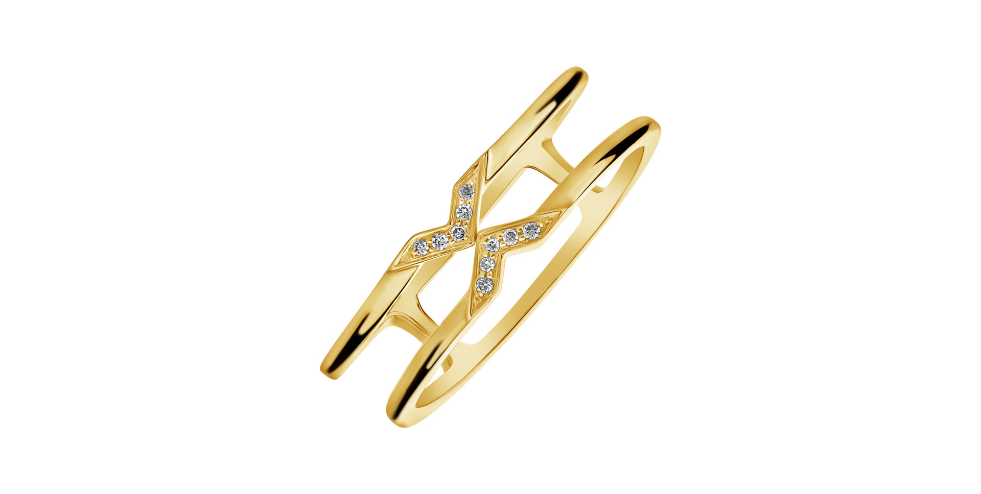 Prsteň s diamantmi Heaven Infinity