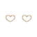 Náušnice s diamantmi Shiny Hearts5