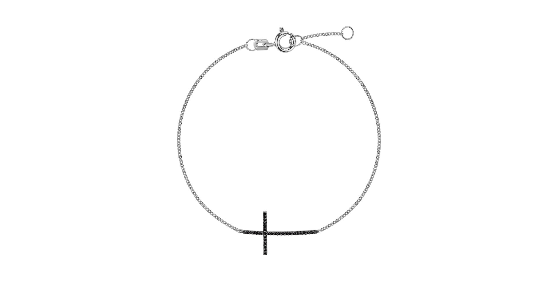 Náramok s diamantmi Shiny Cross