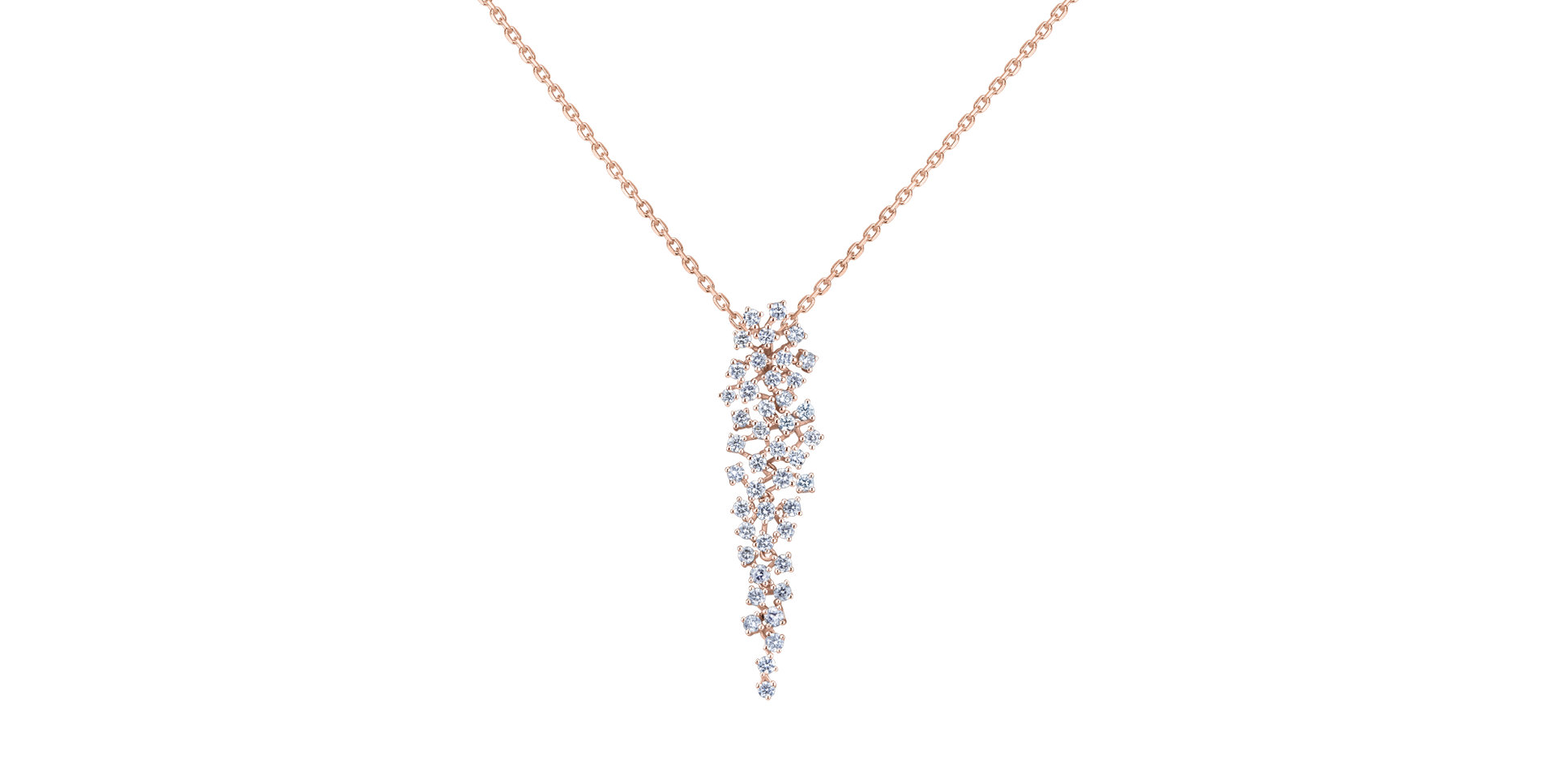 Přívěsok s diamantmi Witching Waterfall