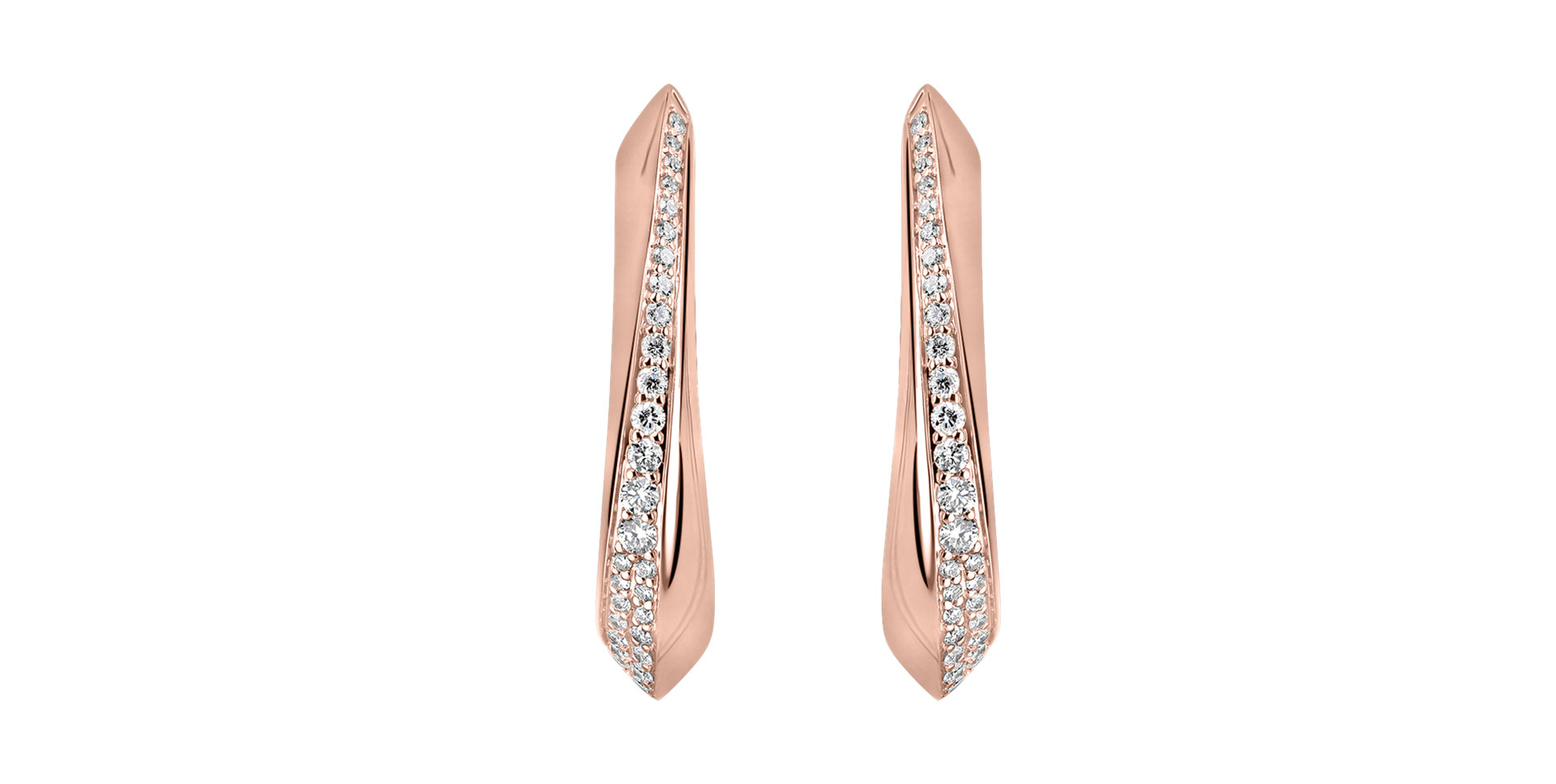 Náušnice s diamantmi Bodhi