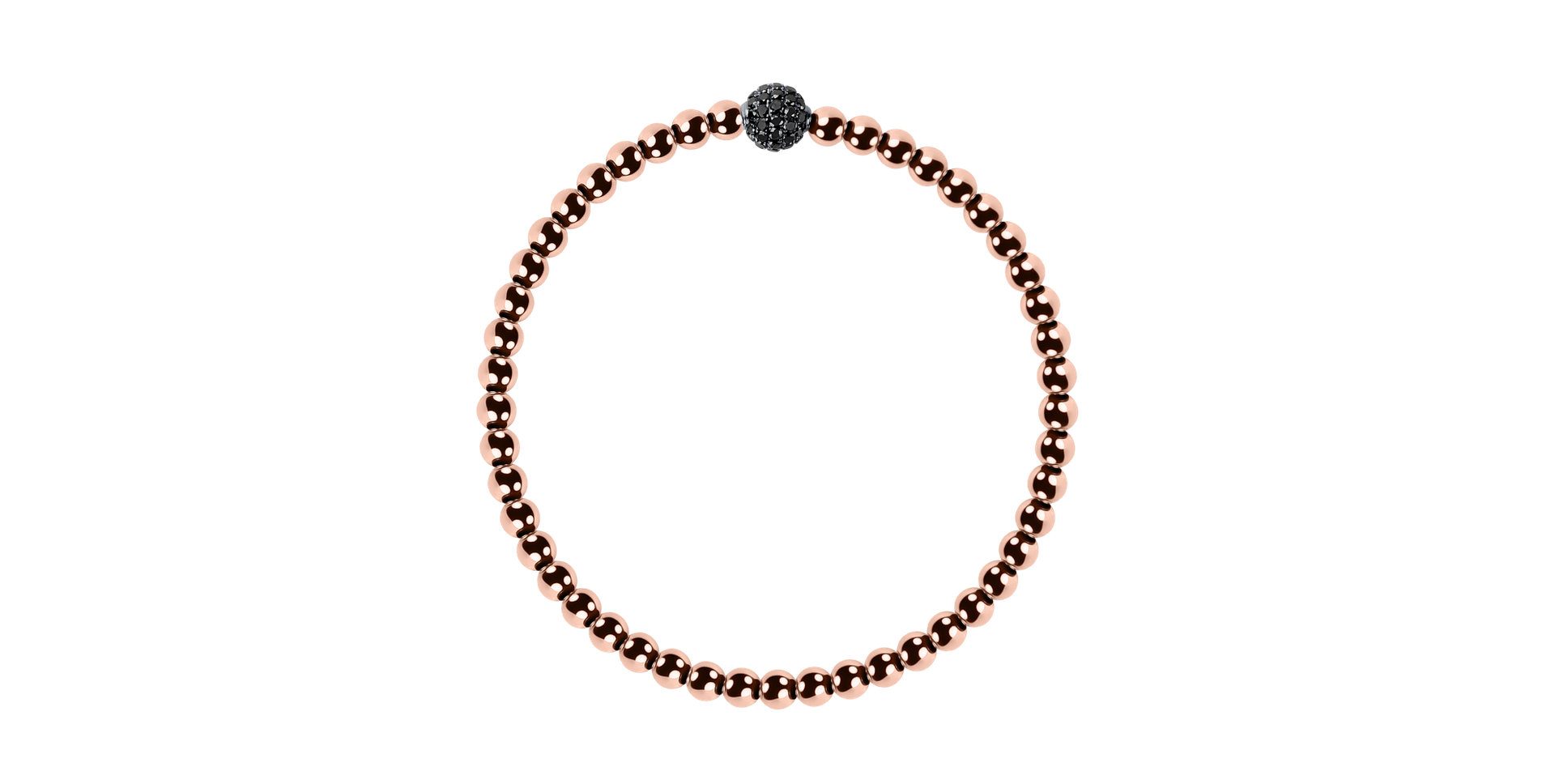 Náramok s čiernymi diamantmi Armel