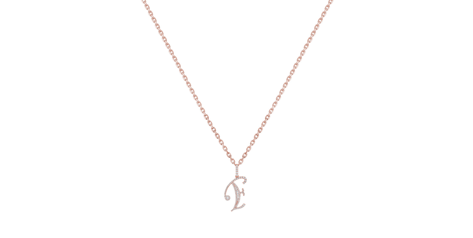 Přívěsok s diamantmi Passionate Letter