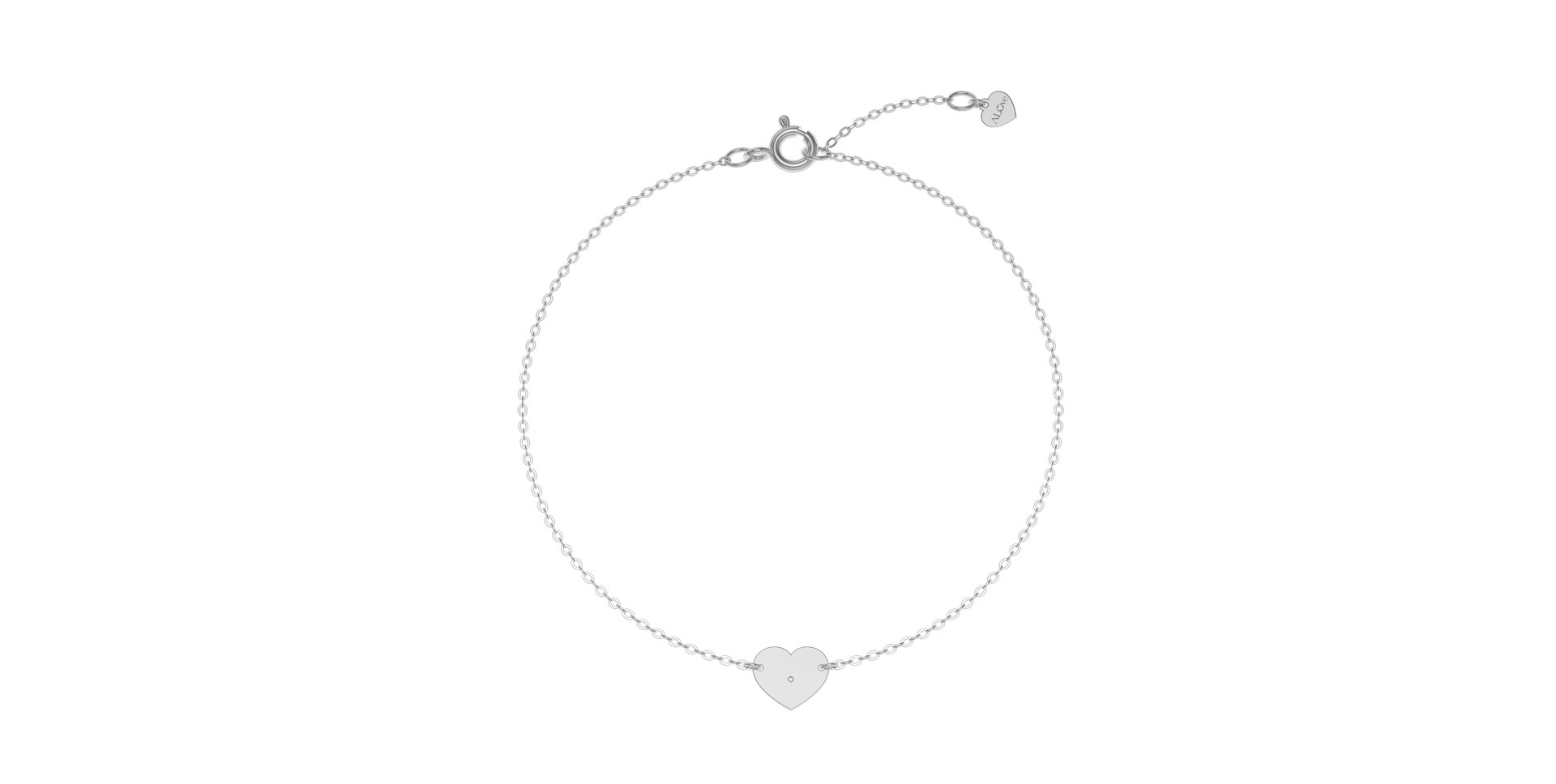 Náramok s diamantom My Heart