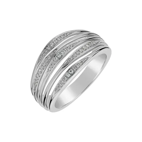 Prsteň s diamantmi Mellow Sparkle