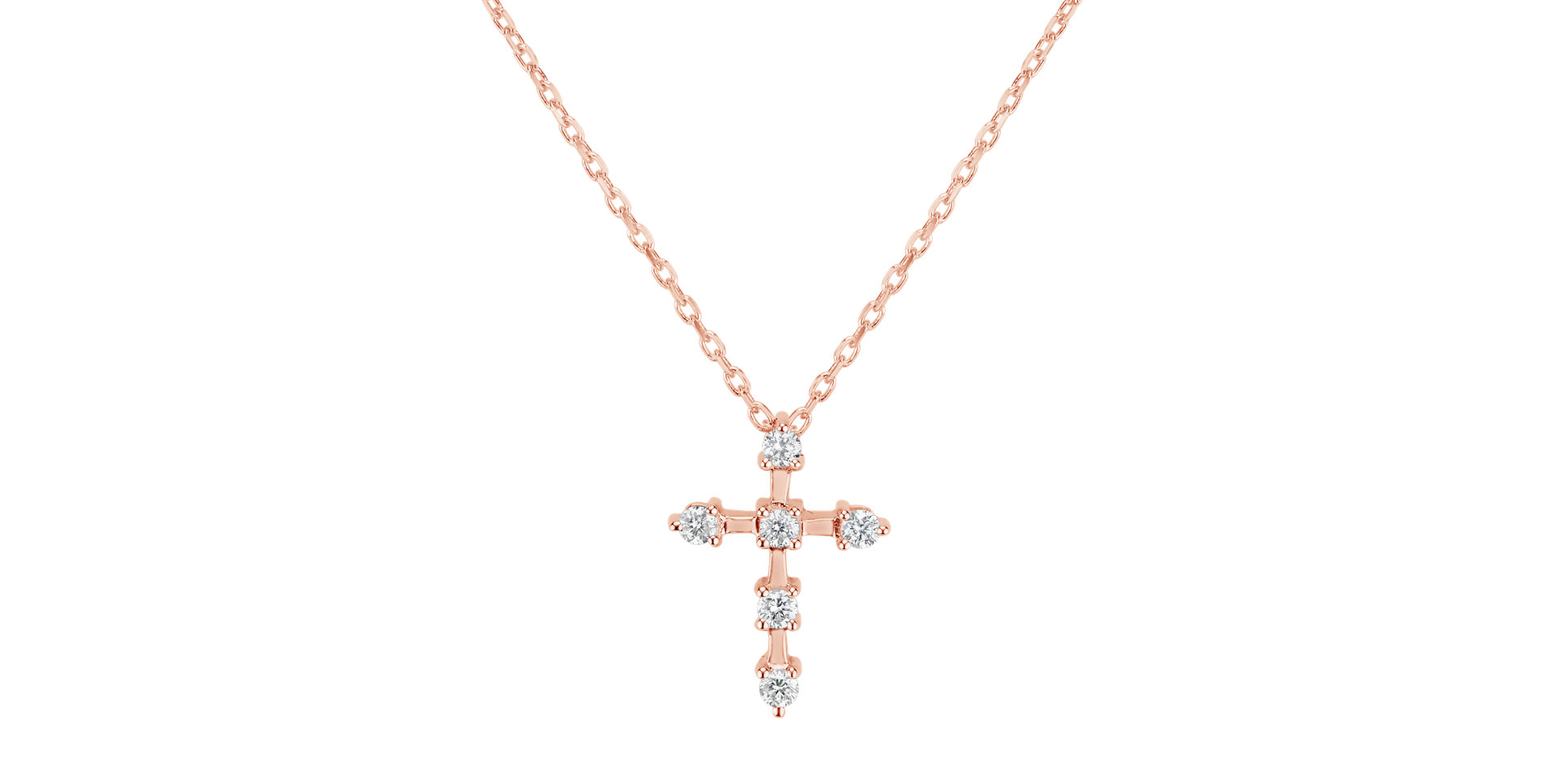 Náhrdelník s diamantmi Sparkling Cross