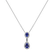 Prívesok s tanzanitmi a diamantmi Personal Charm4