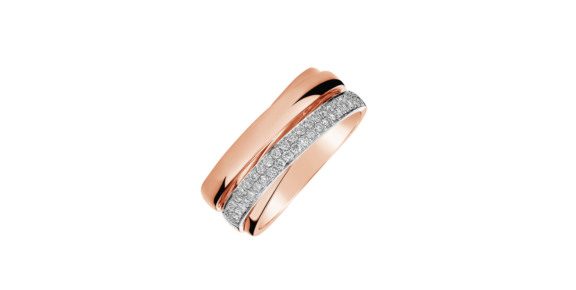 Prsteň s diamantmi Hippolyte