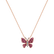 Přívěsok s diamantmi a rubínmi Butterfly Nobility3