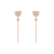 Náušnice s diamantmi Blush Romance4