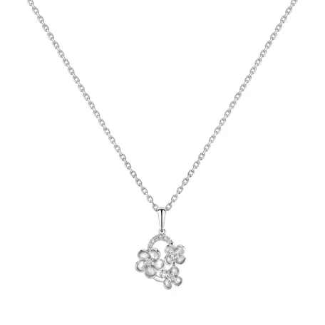 Přívěsok s diamantmi Shiny Flora