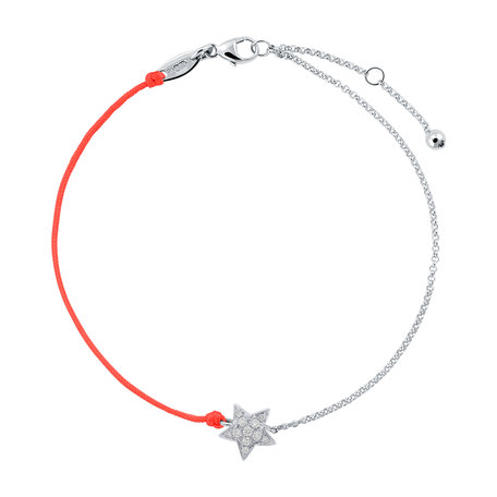 Diamantový náramok so šnúrkou Be a Star