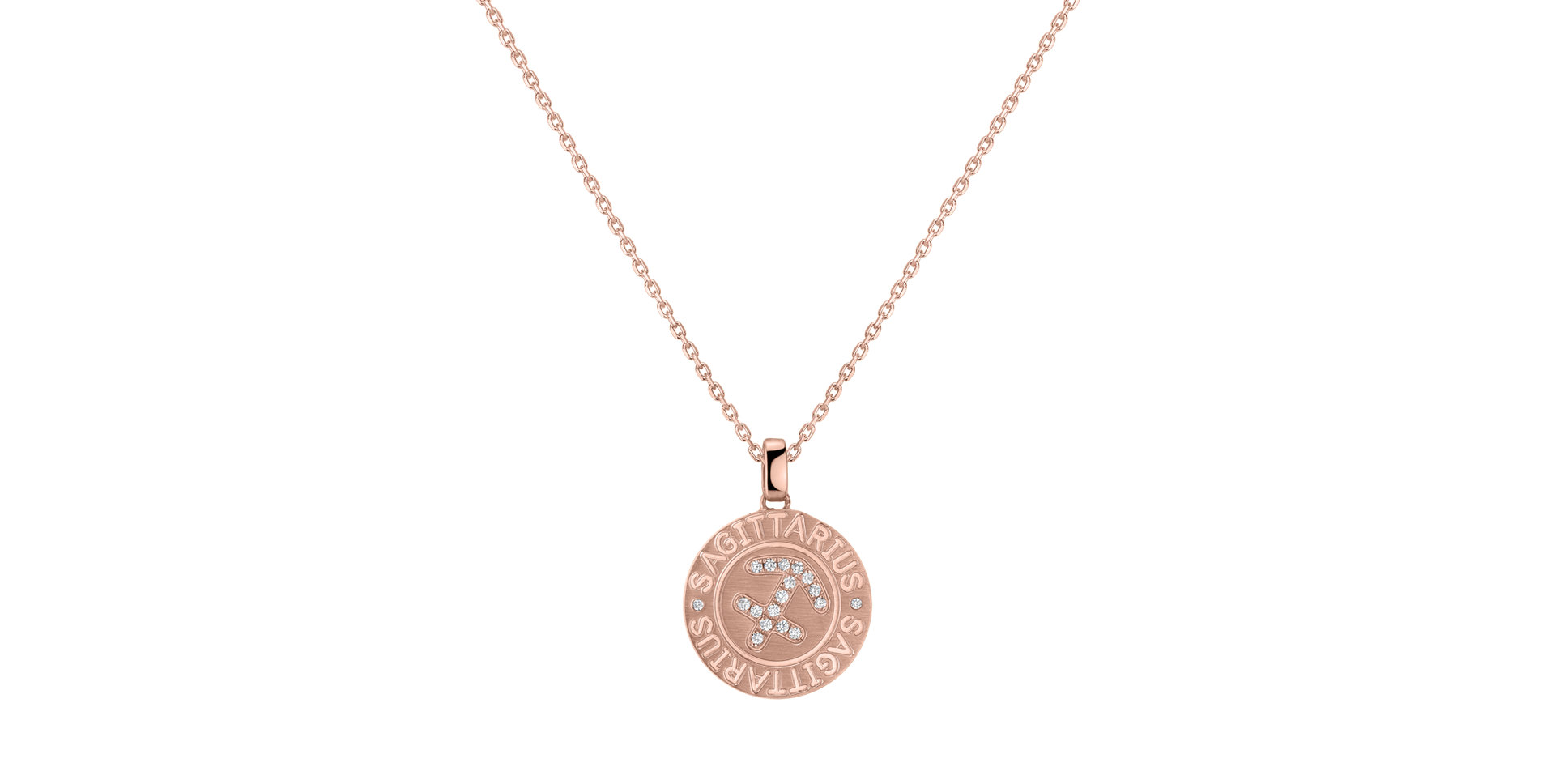 Přívěsok s diamantmi Charming Sagittarius