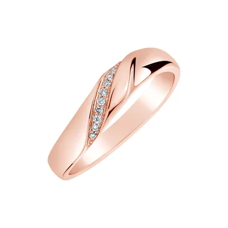 Prsteň s diamantmi Eternity Ray