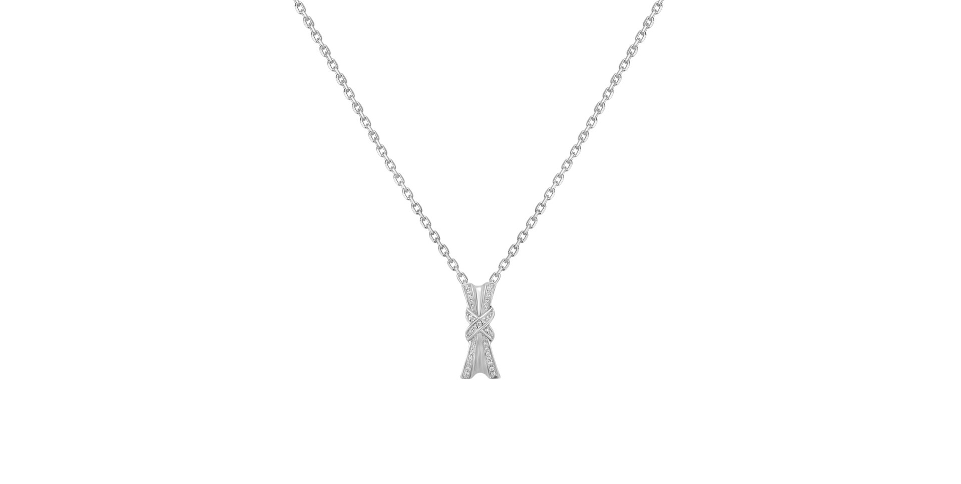 Přívěsok s diamantmi Diamond Twist