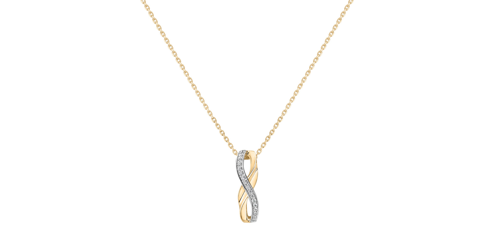 Přívěsok s diamantmi Sparkling Infinity