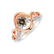 Prsteň s bielymi a hnedými diamantmi Sarai4