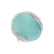 Prsteň s chalcedonom a diamantmi Rainbow Blossom3