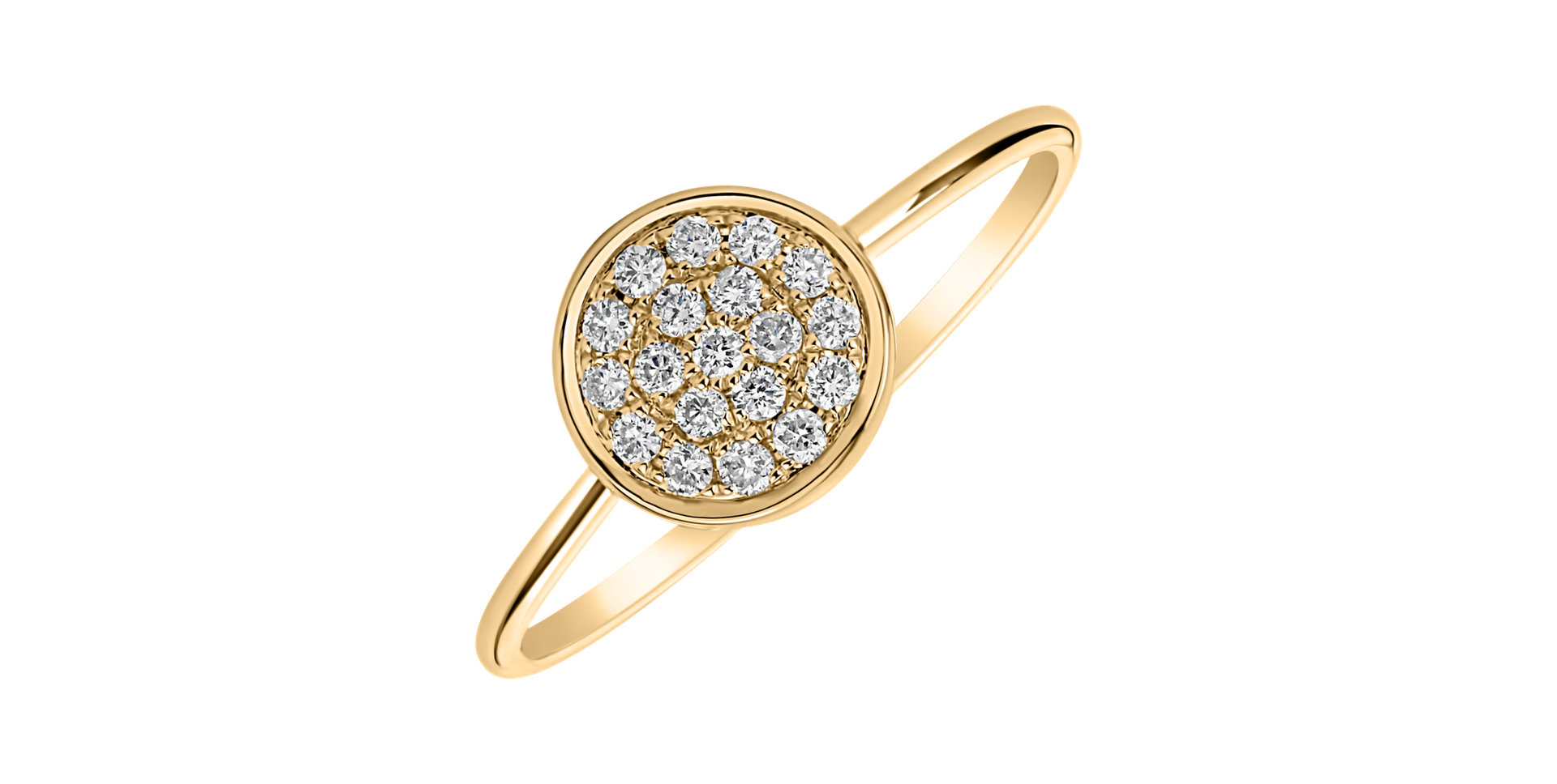 Prsteň s diamantmi Simplicity