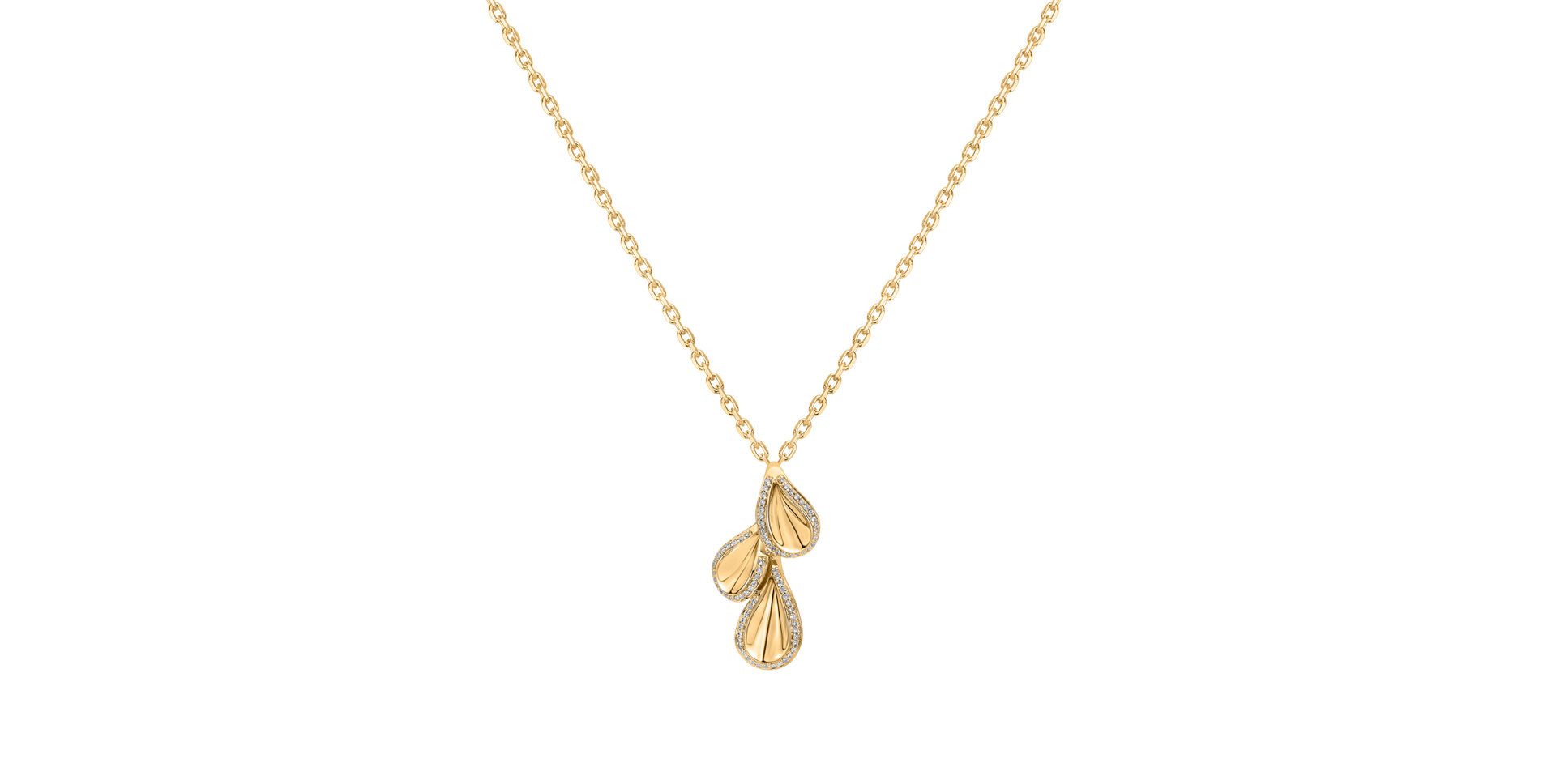 Přívěsok s diamantmi Teardrop of feminity