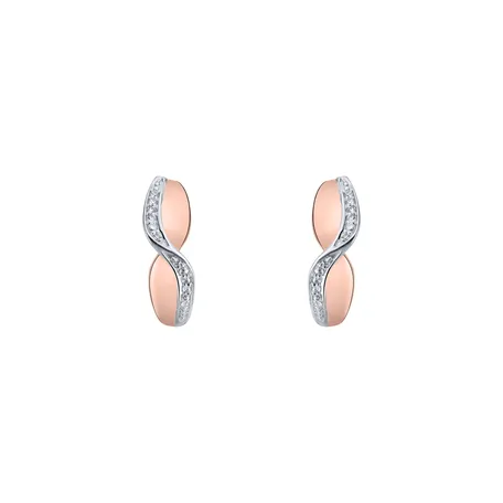 Náušnice s diamantmi Infinite Style