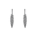 Náušnice s čiernymi diamantmi Galaxy Feather5