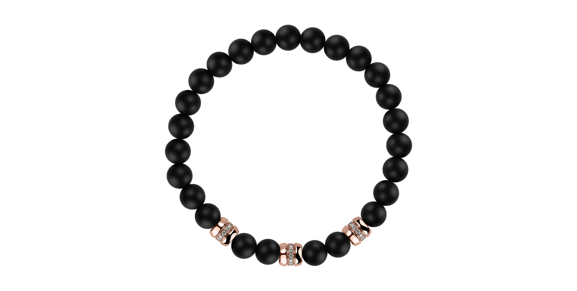 Náramok s diamantmi a achátmi Magic Jewel