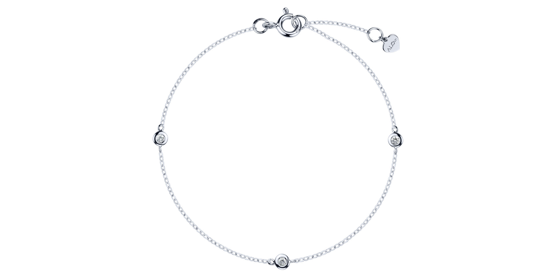 Náramok s diamantmi Dots