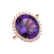 Prsteň s ametystom a diamantmi Infinite Treasure4