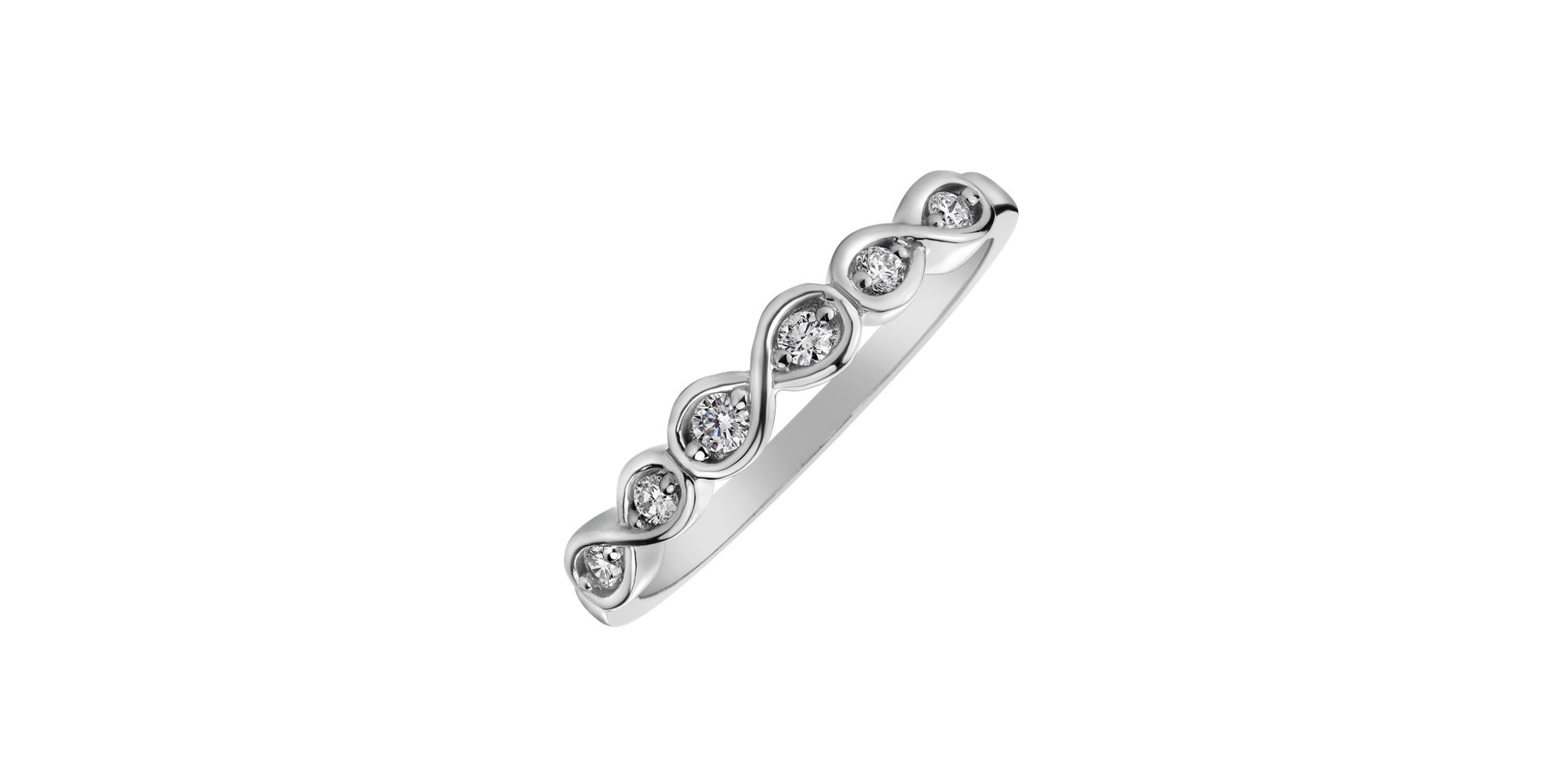 Prsteň s diamantmi Infinite Spark