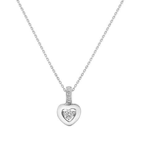 Přívěsok s diamantmi Petite Heart