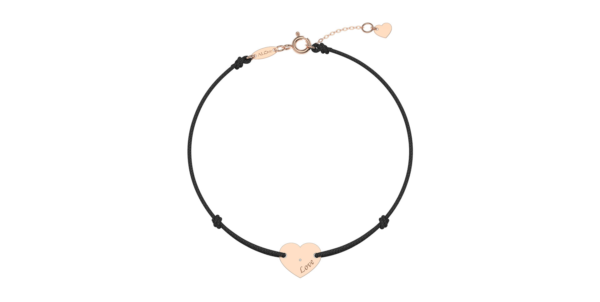 Náramok s diamantom Amour Gem