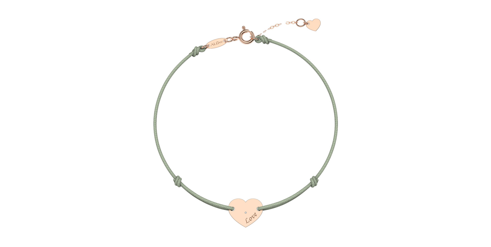 Náramok s diamantom Amour Gem