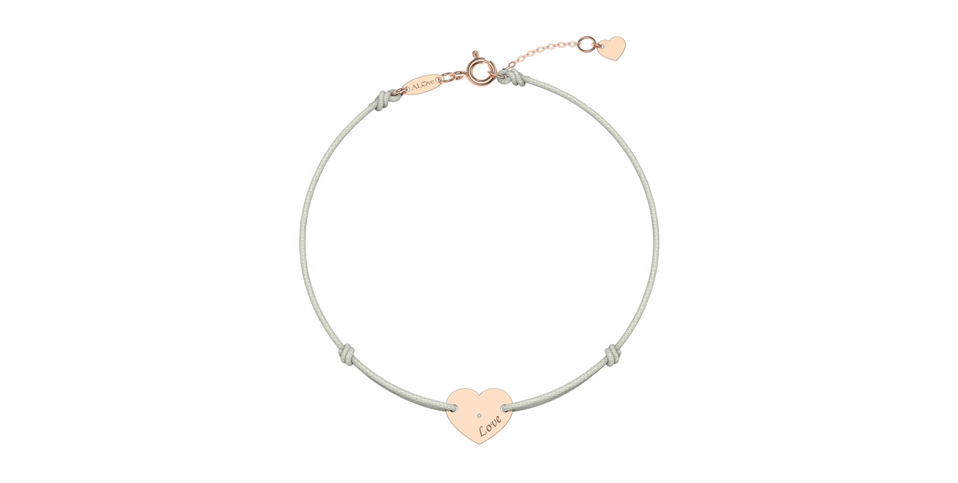 Náramok s diamantom Amour Gem