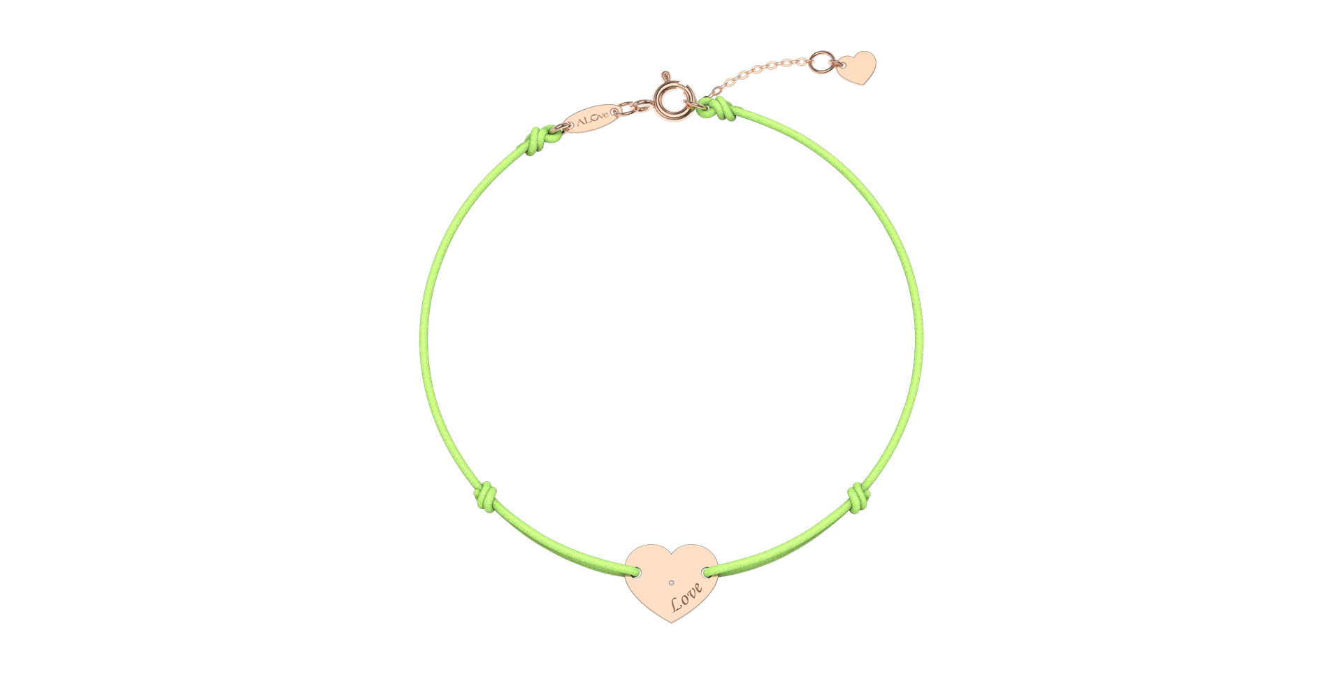 Náramok s diamantom Amour Gem