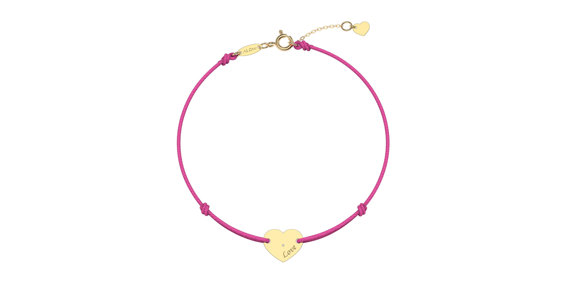 Náramok s diamantom Amour Gem
