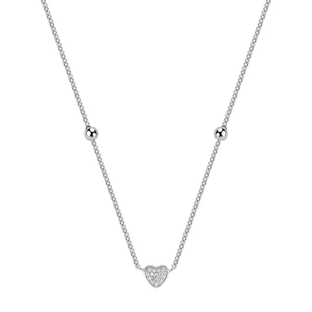 Náhrdelník s diamantmi Tender Heart