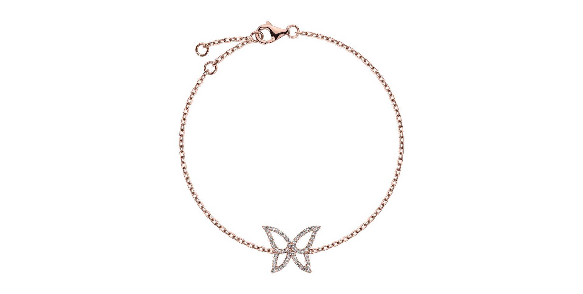 Náramok s diamantmi Grand Papillon